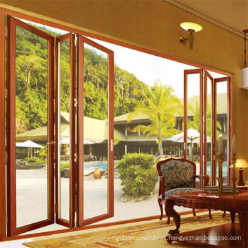 Hot Sale Sound Insulation Aluminum Garden Accordion Patio Doors (FT-D75)